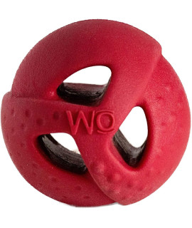 WO Play 2.5 Inch Cranberry Ball Durable Made in The USA All Breed Dog Fetch Toy