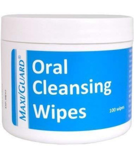 MaxiGuard Oral Cleansing Wipes - 100 Wipes (3 Pack)