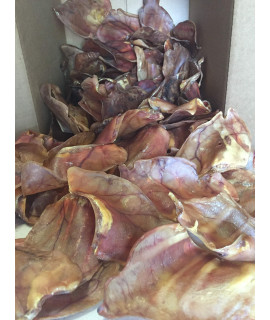 Top Dog Chews Pig Ears for Dogs 100 Pack - Full Thick Large Pig Ears - Single Ingredient Pig Ear with no Chemicals or Hormones