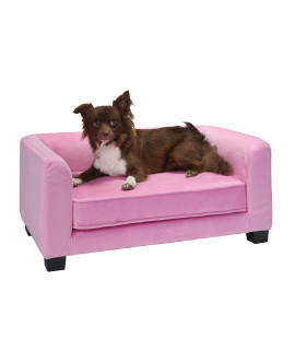 Enchanted Home Pet Surrey Pet Sofa - Pink, Small (CO3429-20PNK)