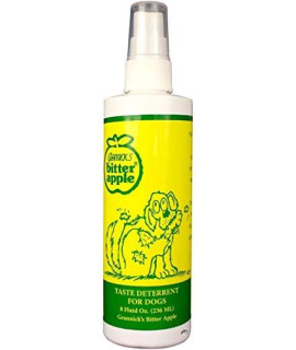 Grannicks Bitter Apple Liquid 1, 8 oz Chewing Deterrent Spray, Anti Chew Behavior Training Aid for Dogs and Cats; Stops Destructive Chewing Licking of Bandages, Paws, Shoes, Fur