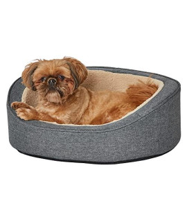 Midwest QuietTime Deluxe Gray Hudson Dog Bed, X-Small