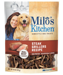 Milo's Kitchen Dog Treats, Steak Grillers, 18 Ounce