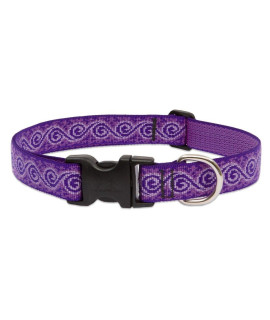 LupinePet Originals 1 Jelly Roll 12-20 Adjustable Collar for Medium and Larger Dogs