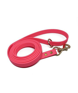 JimHodgesDogTraining gummy Dog Leash, Biothane, Dog Training Leash, Waterproof, Weatherproof, Made in The USA, 6 Foot Length for Small, Medium & Large Dogs or Puppies, Various Sizes & colors