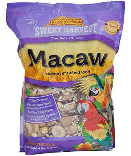 Sweet Harvest Macaw Parrot Bird Food AS-1109043-2 4 lb (Pack of 2)