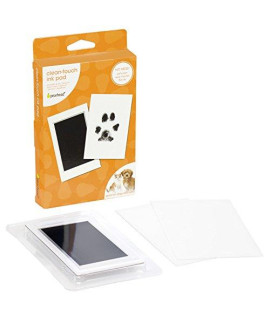Pearhead S/M Paw Print Clean Touch Ink Pad, Dog or Cat Pet Owner Keepsake, DIY Inkless Nose Print and Pawprint Impression Making Kit, Small/Medium