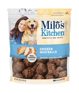 Milo's Kitchen Dog Treats, Chicken Meatballs, 28 Ounce