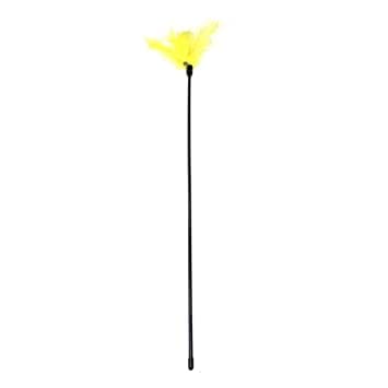 Dog Trust Interactive Cat Teaser Cat Worm Feather Toys With Loud Bell Squiggly Long Wand For Cat, Kitten And Other Animals (Pack