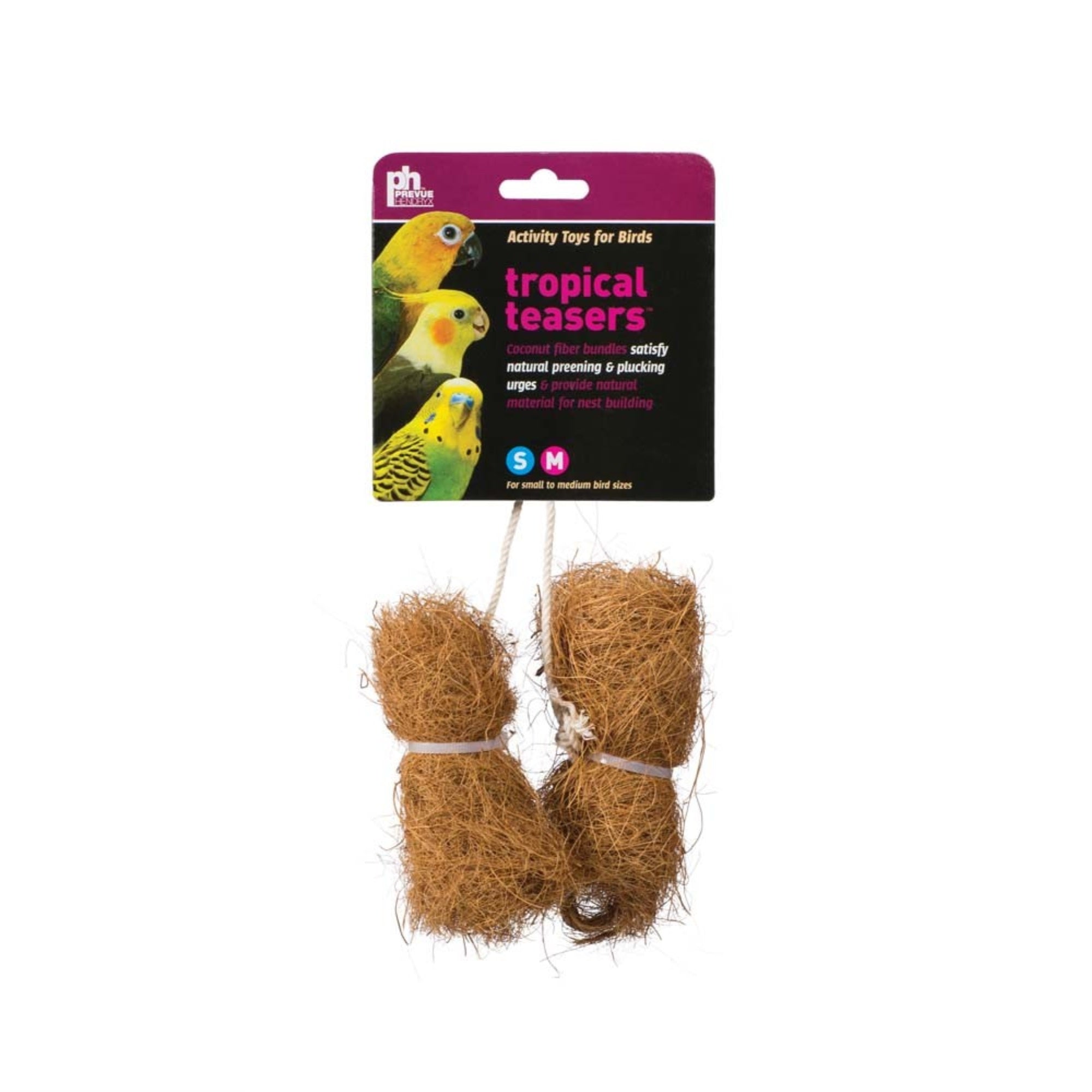 Prevue Pet Products Tropical Teasers Coco Bundles Bird Toy