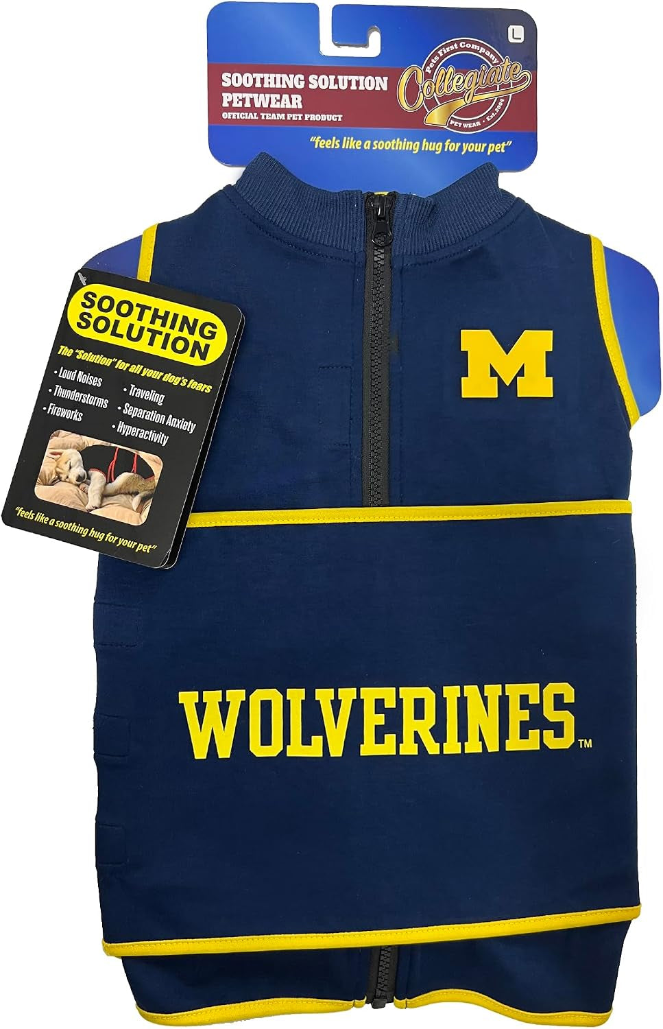 NCAA Calming Vest for Dogs & Cats – All Teams & Sizes