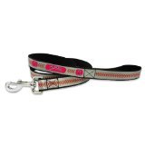 MLB Reflective Baseball Leash Size: Large (1&quot; W x 60&quot; L), MLB Team: Anaheim Angels