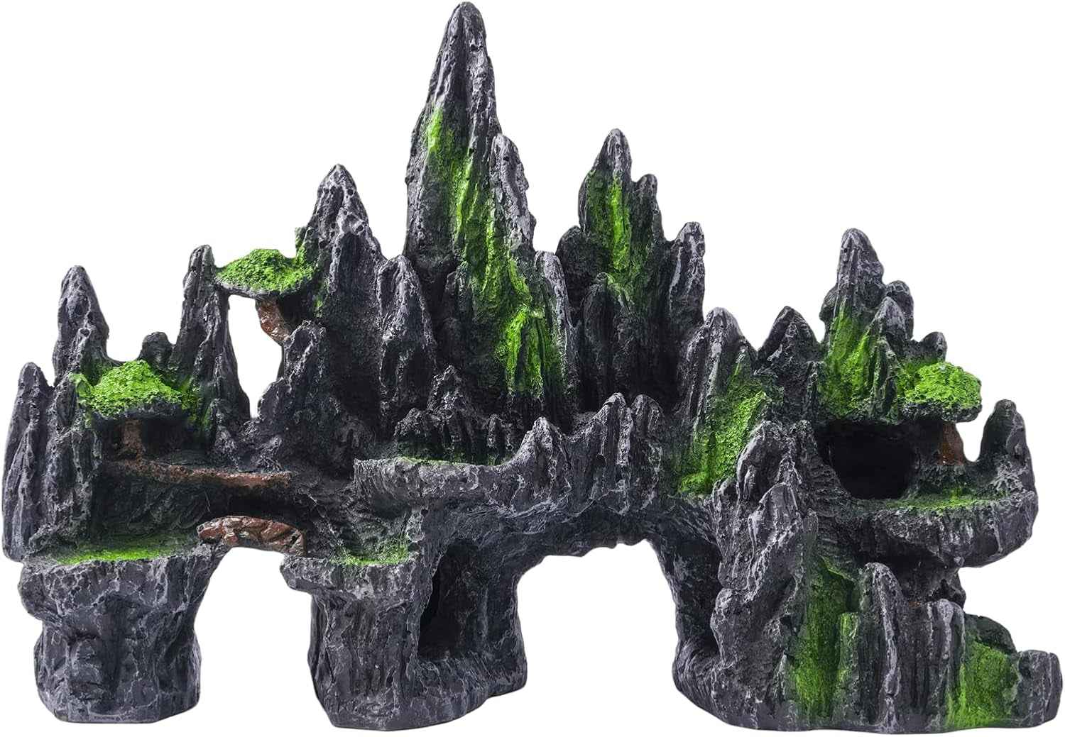 Large Fish Tank Decoration Mountain Cave Bridge Ornament