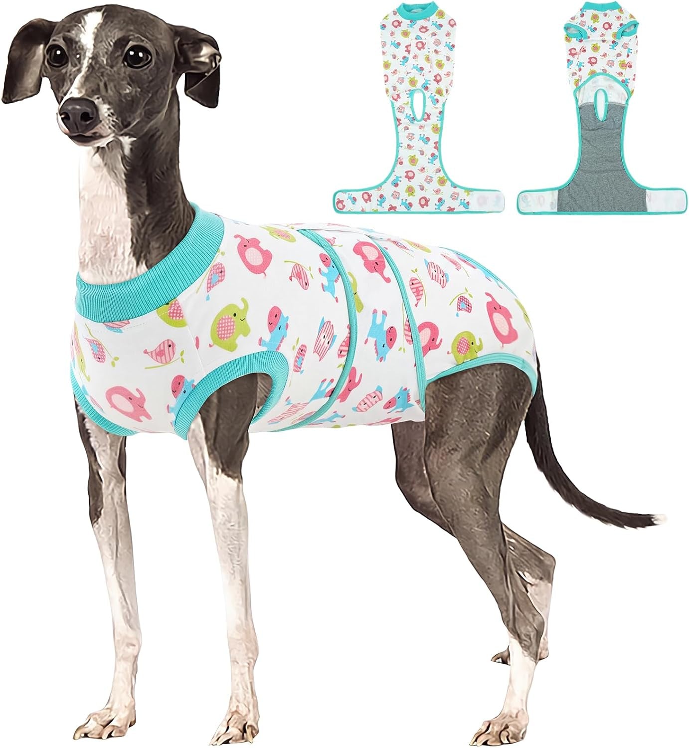 Female Dog Recovery Suit After Spay, XS–2XL