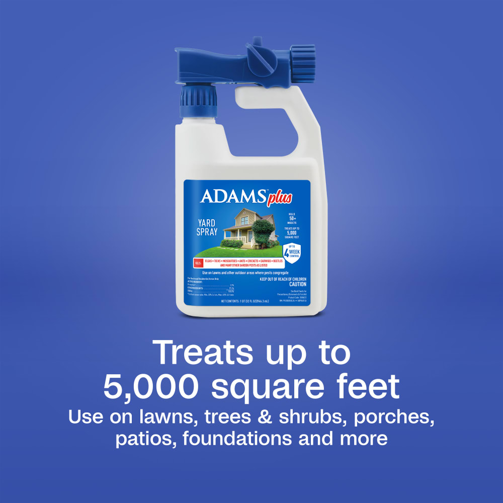 Adams Complete Indoor & Outdoor Flea Treatment System for Small Dogs 5–14 lbs Bundle