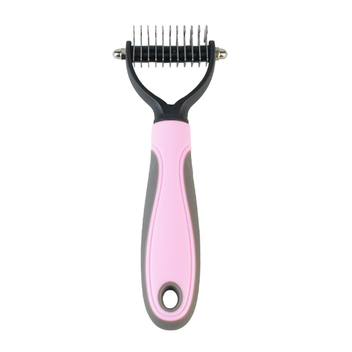 De-Shedding Pet Grooming Brush for Dogs & Cats  Reduces Shedding Up to 95%