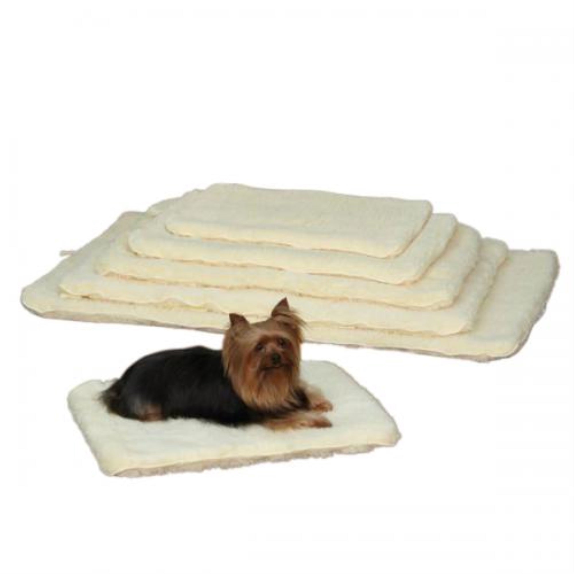 Slumber Pet Double Sided Sherpa Mat Medium Natural