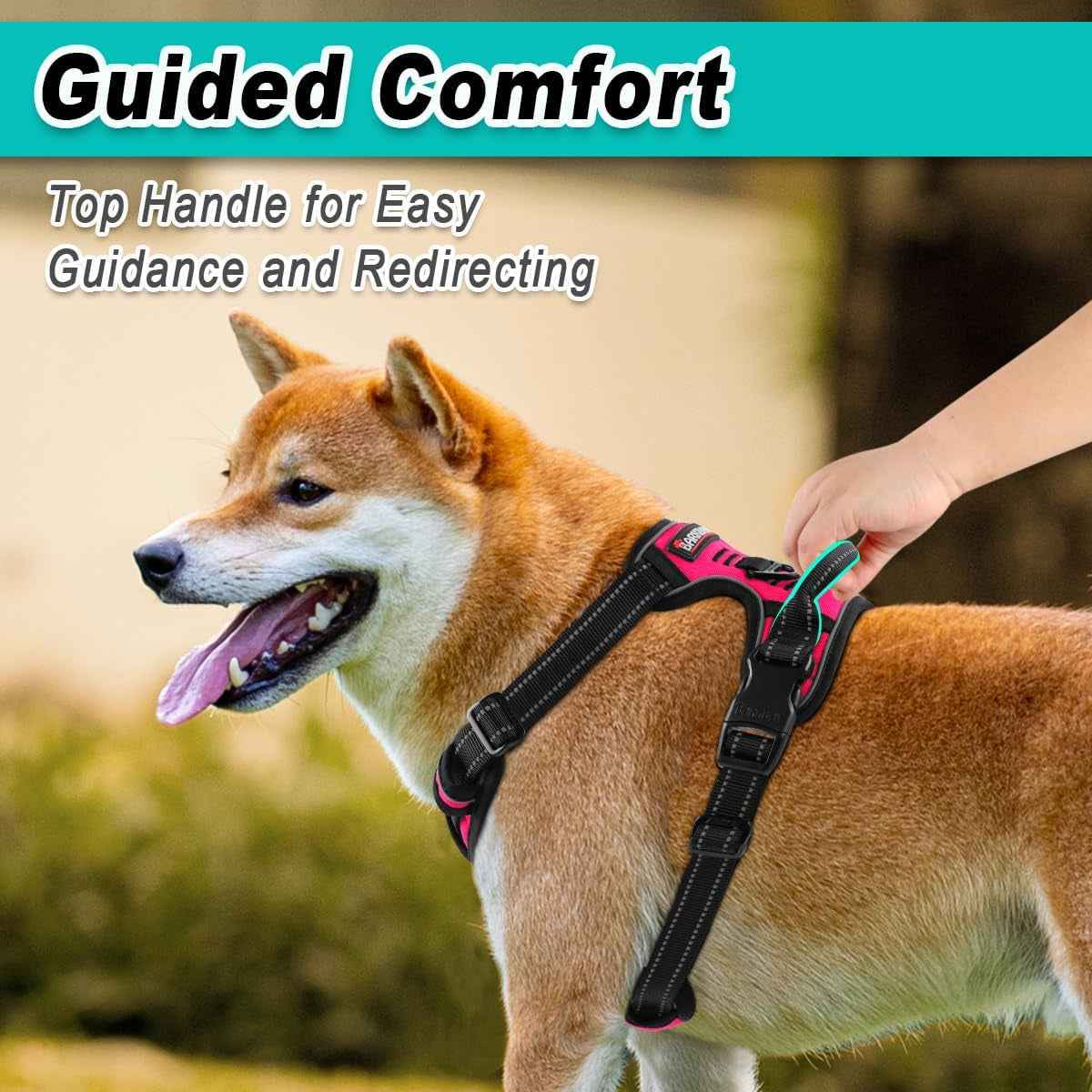 No-Pull Reflective Dog Harness Oxford Vest