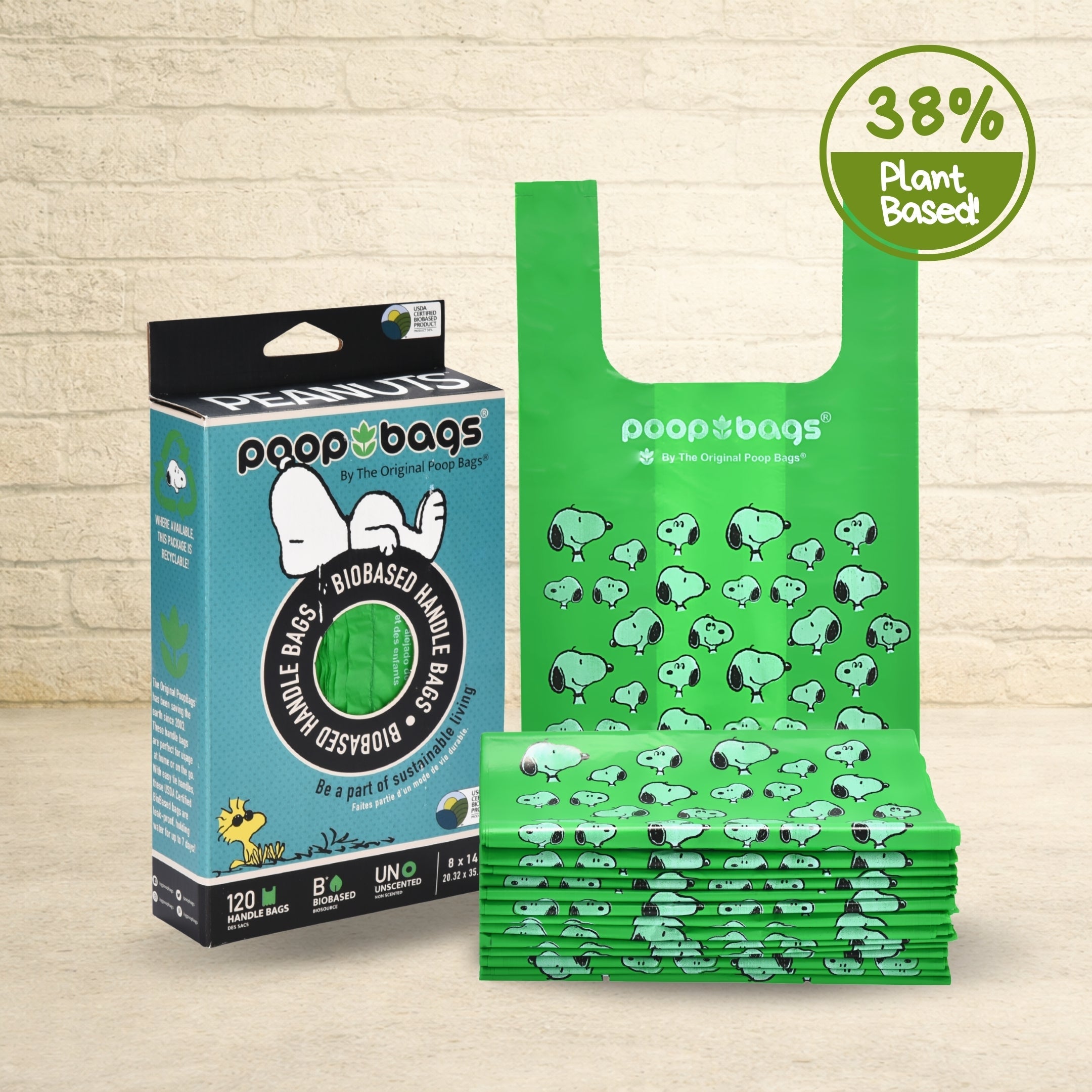 Wholesale Snoopy® Handle Tie Poop Bags