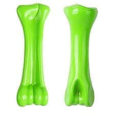 Furry Critters NonToxic Natural Rubber Dental Chew Biting Teething Dog & Puppies Toy (Colour May Vary)