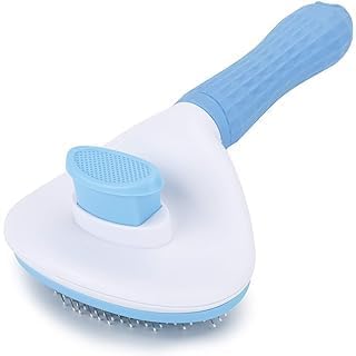 Fezda SelfCleaning Slicker Brush, Pet Grooming Shedding Brush For Dogs & CatsEasy To Remove Loose Undercoat, Pet Massaging Too