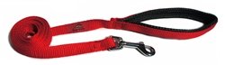 Doggie Design American River Cushion Grip Nylon Dog Leash (Royal Blue, 3/4 Inch X 5 Feet)
