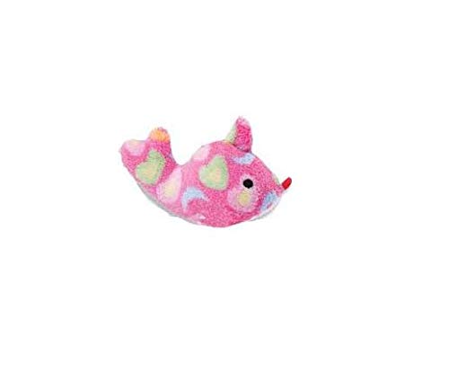 Zanies Sea Charmers Dog Toys Ocean Creature Squeak Toy Seahorse Fish Stingray Sets Too (Pink Fish)