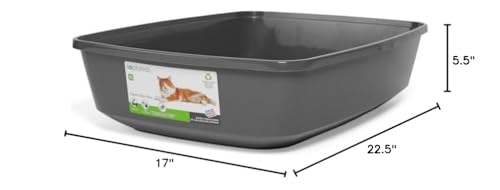 So Phresh Charcoal Open Cat Litter Box 22.5' L X 17' W X 5.4' H