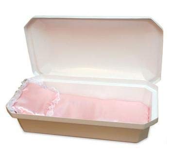 Newnak'S Pet Casket-Pet Casket White/Pink (3 Sizes) Standard (Small)