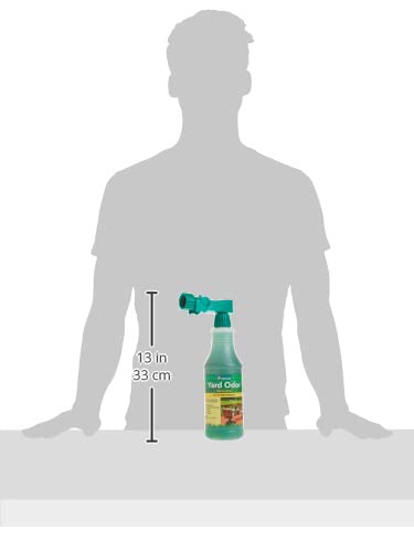 Naturvet - Yard Odor Eliminator - Eliminate Stool And Urine Odors From Lawn And Yard - Designed For Use On Grass, Plants, Patios, Gravel, Concrete & More - 31.6 Oz Ready-To-Use With Nozzle