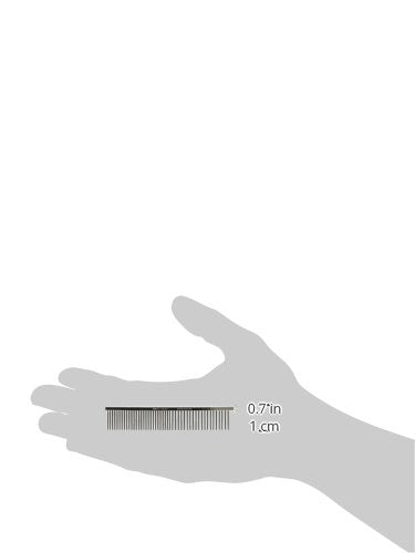 Resco Us-Made Combination Comb For Dogs And Cats, Chrome