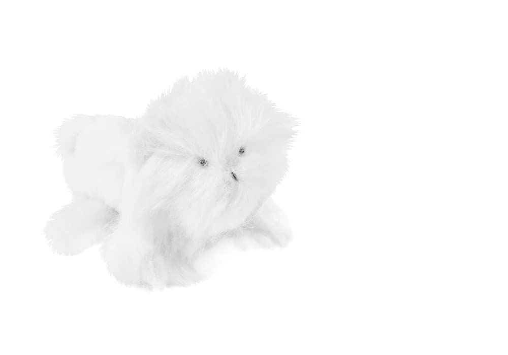 Oscar Newman West Highland Terrier Pipsqueak Toy, 5-Inch Length, White