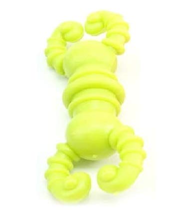 Kittupet Dog Chew Bone For Teething Toy  Crap Shape Natural Rubber Toy Silicone Puppy Training Interactive Dog Toys  Multifunc