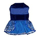 Holiday Dog Harness Dress - Snowflakes (X-Small)