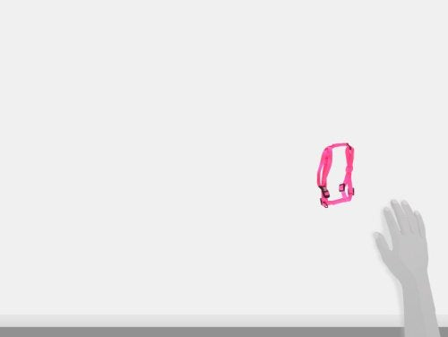 Hamilton Adjustable Comfort Nylon Dog Harness, Hot Pink, 3/8'' x 10-16''