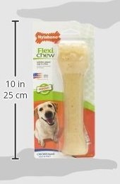 Nylabone (3 Pack) FlexiChew Chicken Flavored Bone Dog (Souper)