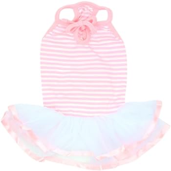 Parisian Pet Pink Ballerina Dress - Stylish Wedding Outfit For Large Dogs - Lightweight Summer Puppy Clothes Girl 2Xl