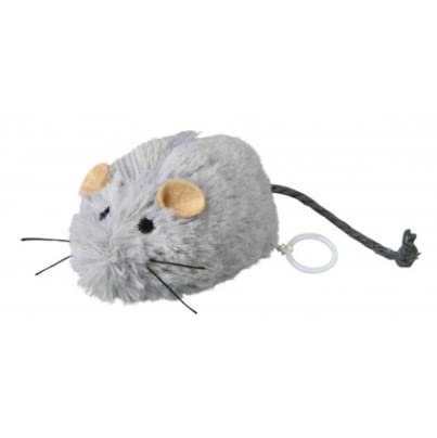 Trixie:  Wriggle Up Mouse Plush Cat Toy | Interactive Cat Toy, Made With NonToxic Polyester | A Classic Mouse Shape Toy, Stimu