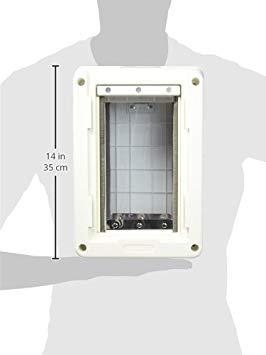 Perfect Pet The All-Weather Energy Efficient Dog Door, Small, 5' X 9.25' Flap Size