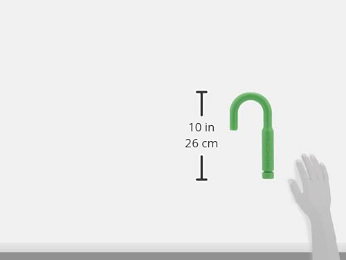 Python Aquarium Hook - Hands-Free, Spill-Free, Green, 10.25"x1.50"x5.50", High Density Polyethylene, Model 13PH