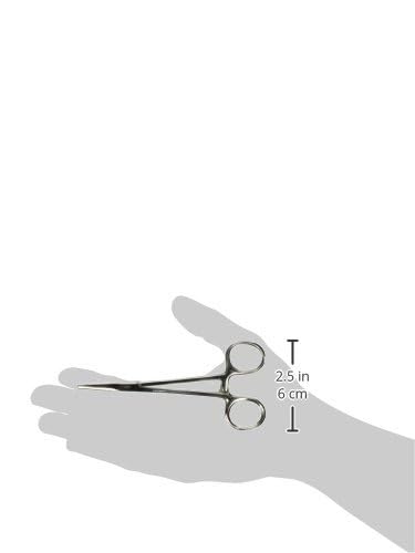 Stainless Steel Hemostat Mosquito Straight For Pets, 5-Inch