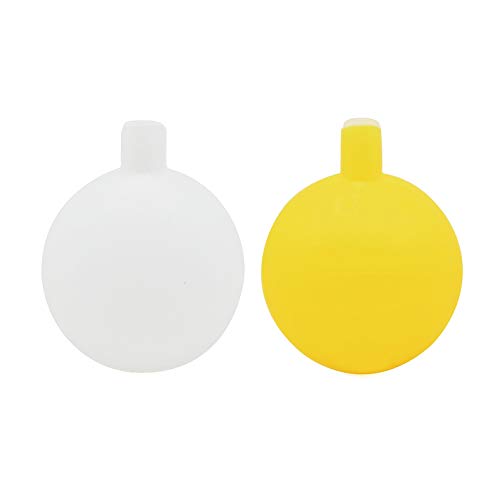 Tovip 50Pcs 35Mm Squeakers Toy Repair Fix Dog Pet Baby Toy Noise Maker Insert Replacement (Yellow)