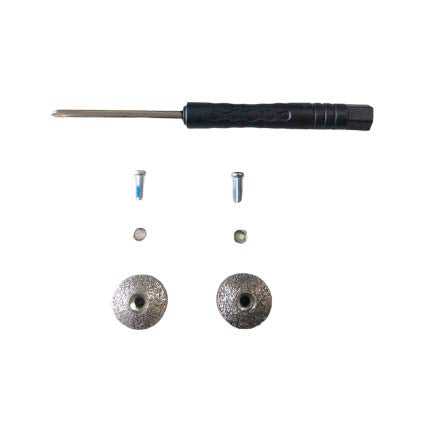 Casifor Dog Nail Grinder Wheel Replacements - Safe Diamond Tip, Medium Size, Silver, 2 Pack