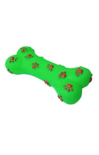 Psk Pet Mart India Flexible Rubber Chew Bone For Puppy Teething | Dog Toy | Multicolor