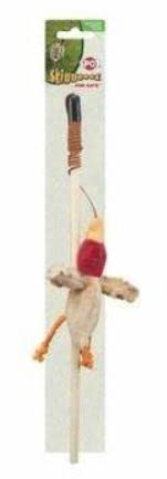 Ethical Pets Bulk Buy (3-Pack) Skinneeez Forest Friends Wand For Cats 12 Inch Rabbit, Duck Or Chipmunk 2727