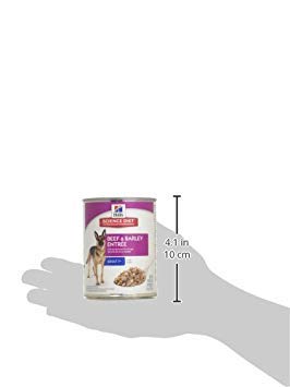 Hills Science Diet Adult 7+, Senior Adult 7+ Premium Nutrition, Wet Dog Food, Beef & Barley Loaf, 13 oz Can, Case of 12