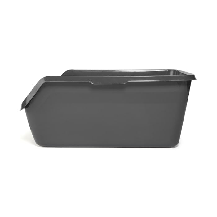 So Phresh Charcoal Shatter Shield High-Back Cat Litter Box 24' L X 18' W X 10' H