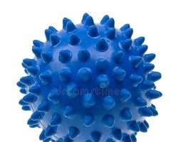Fun Zone Durable Spiky Fetch & Chew Ball for Dogs and Puppies (3Inch, Pack of 1) | Fun Teeth Cleaning Texture | Soft Rubber Sen
