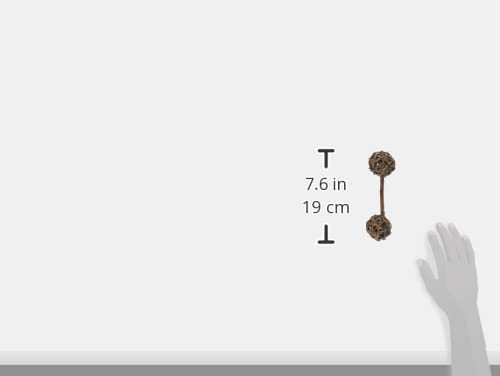 Ware Manufacturing Natural Woven Willow Small Pet Barbell Chew Toy, Small