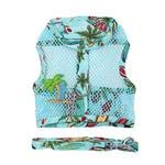 Doggie Design Cool Mesh Dog Harness - Dog Harness, Dog Vest, Pet Harness, Simple Step In And Go Design, Harness For Dog With Leash, Surfboards And Palms, Large